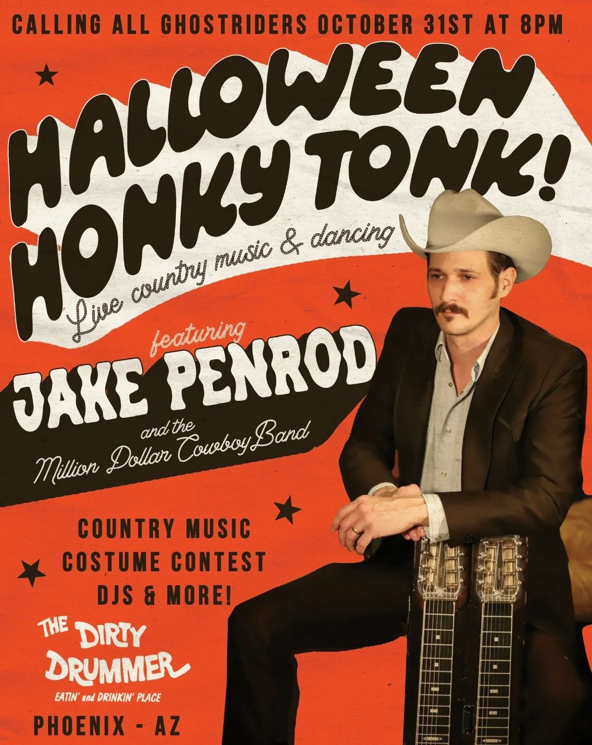 HONKY TONK HALLOWEEN starring Jake Penrod and DJ Tonkin' Thornhill!