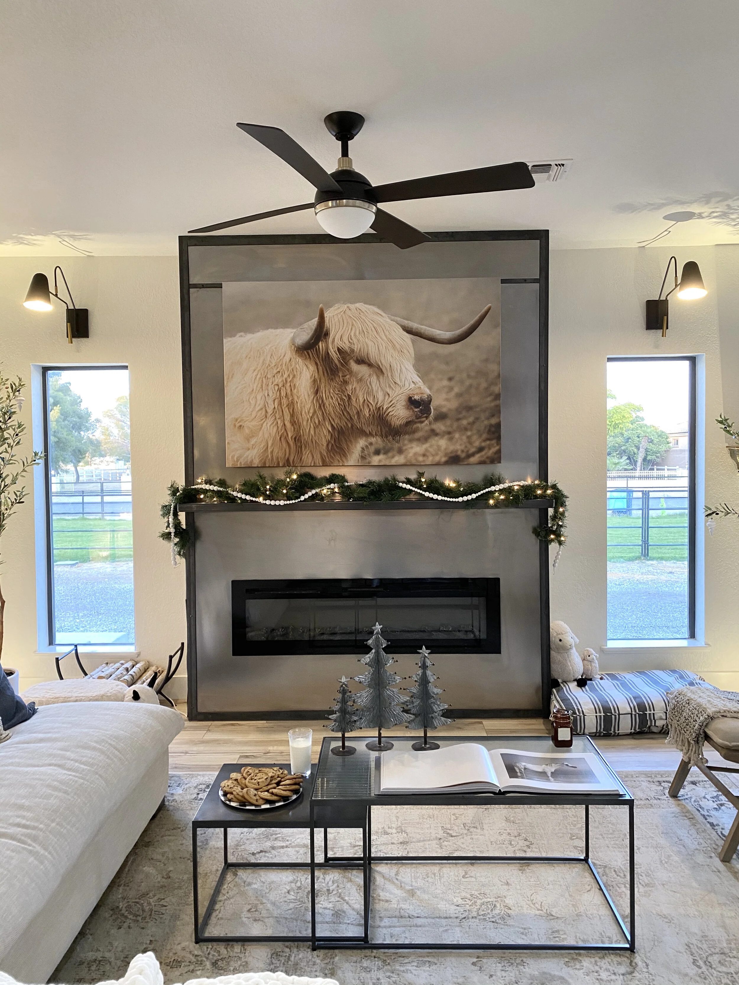 Custom Electric Fireplace Build Out