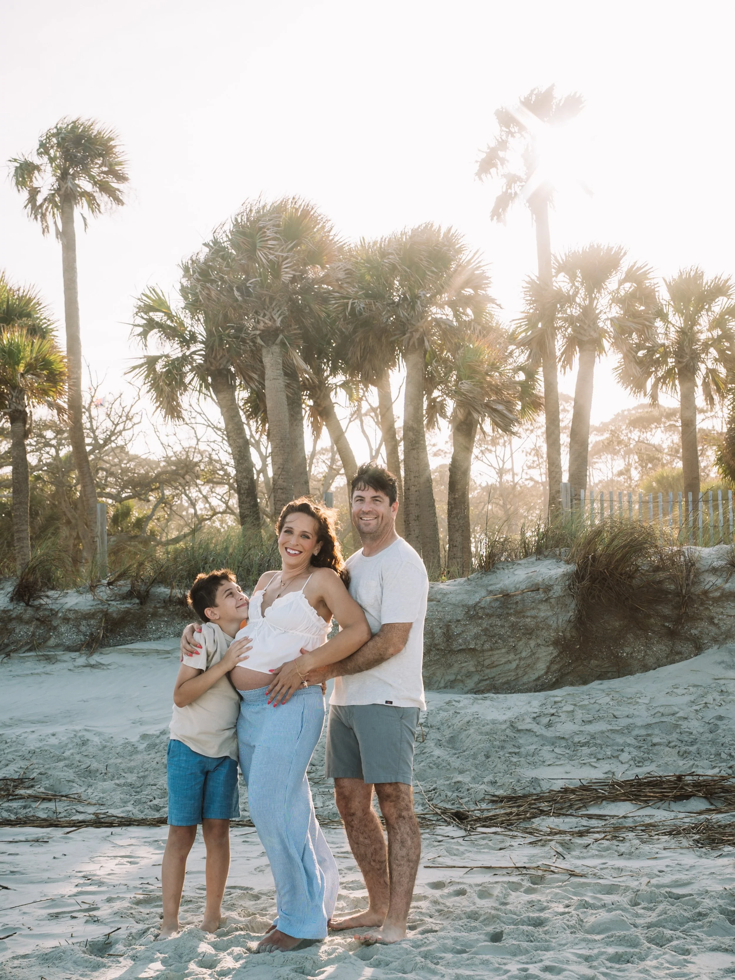 Soon.✨💖

We can&rsquo;t wait to be the family of four we have dreamed about!!✨ Went out to enjoy a little beach time just us as a family of 3 and capture us + my final days carrying my baby girl. A true miracle. 
We are so ready baby girl. Hope she 