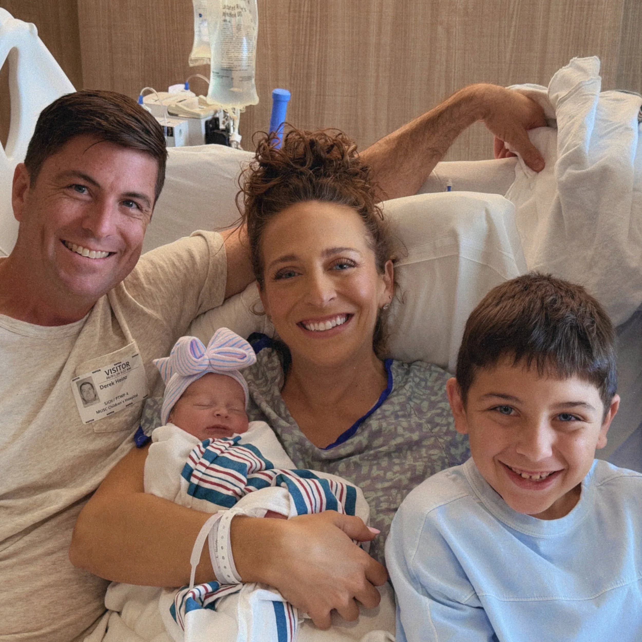 Fallon Aileen Heinz🪩💖✨💕

Our newest and tiniest member officially joined us on June 1, 2026! 💕✨💖🪩

Full head of hair and 5 lbs 14 oz 

All of us have been over the absolute moon and proud big brother rates 5/5 ⭐️ stars. What a miracle and bless