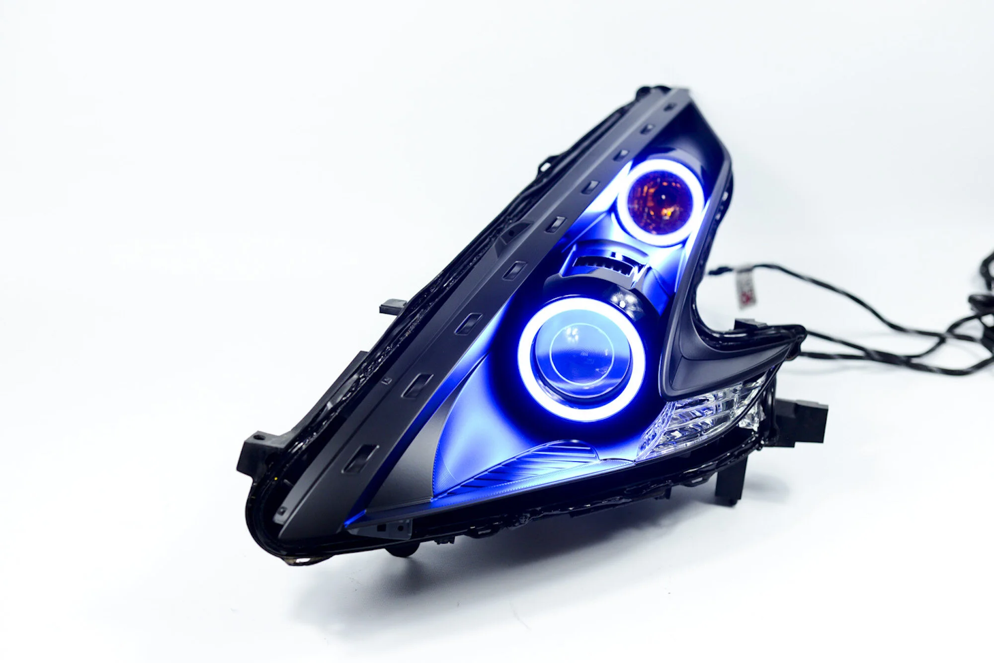 Profile Prism RGB LED Headlight Halos Action 3.JPG