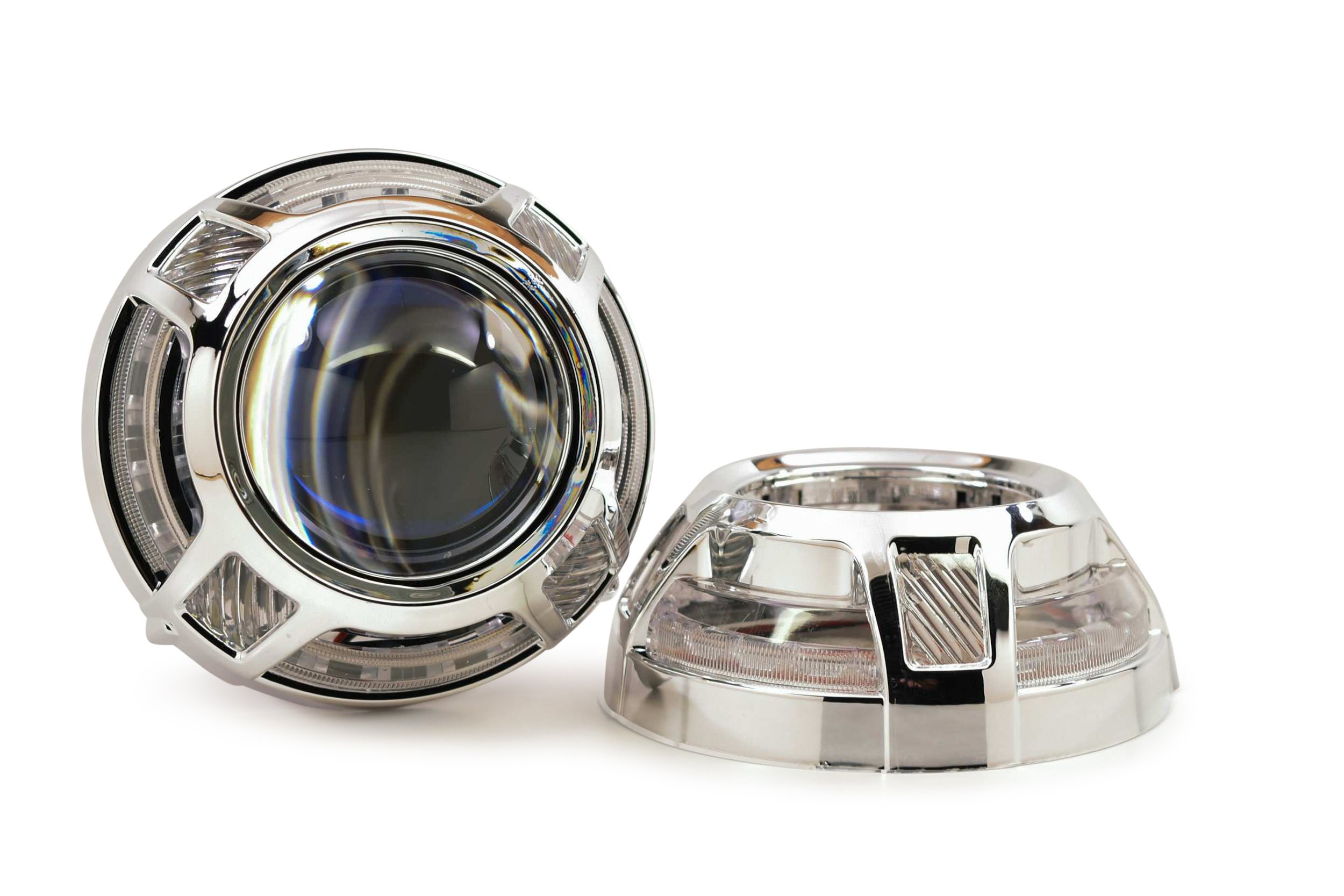 Panamera Switchback LED 2.0 Headlight Projector Retrofit Shrouds 1.jpg