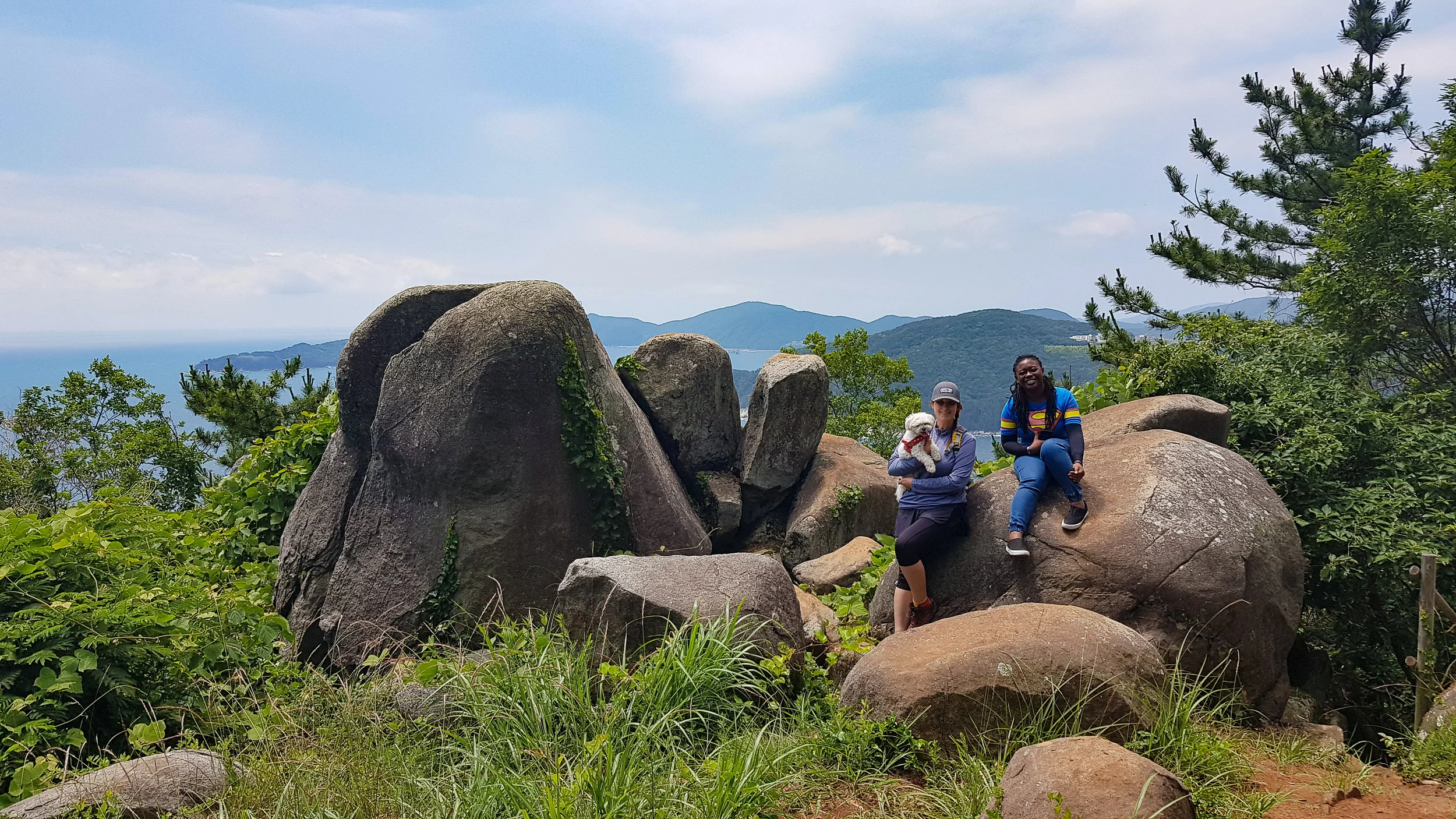 Our happy trio of hikers.