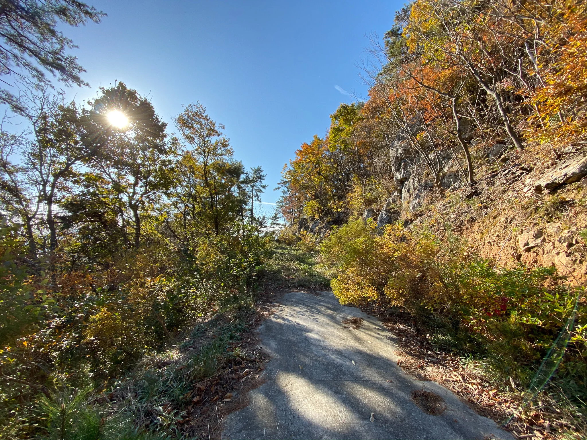 Almost at the end of the road.