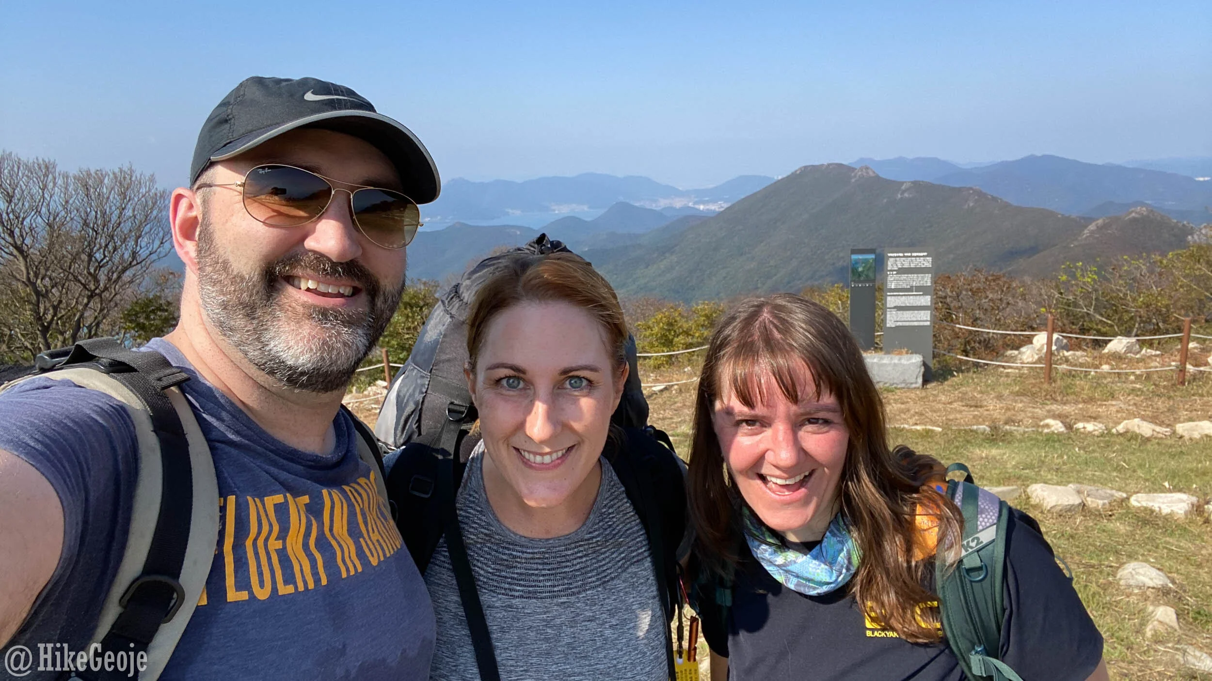 That’s Hakdong Gogae (Ridge) in the background.