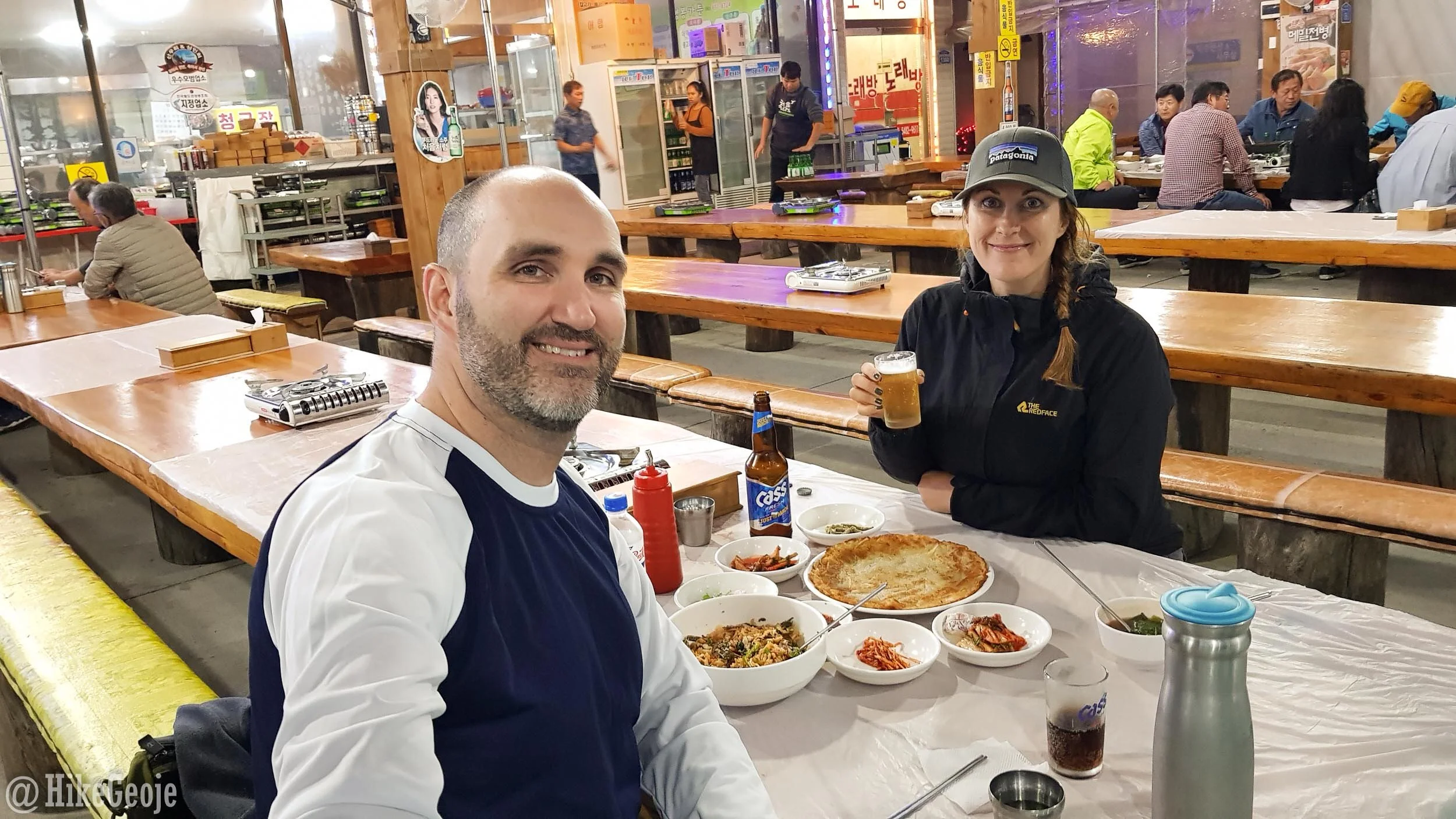 Our post-hike grub!