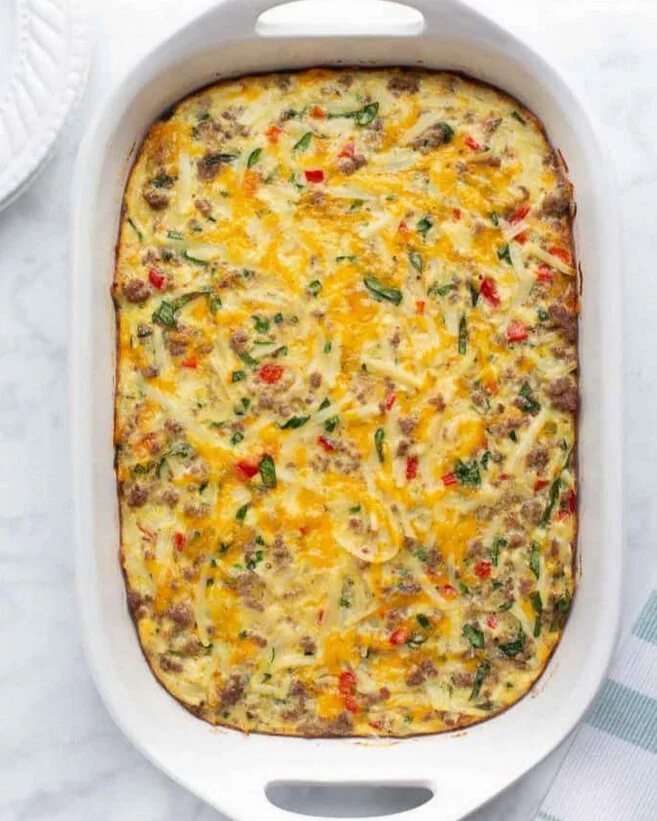 Braces-Friendly Recipe: Sausage &amp; Hashbrown Egg Casserole