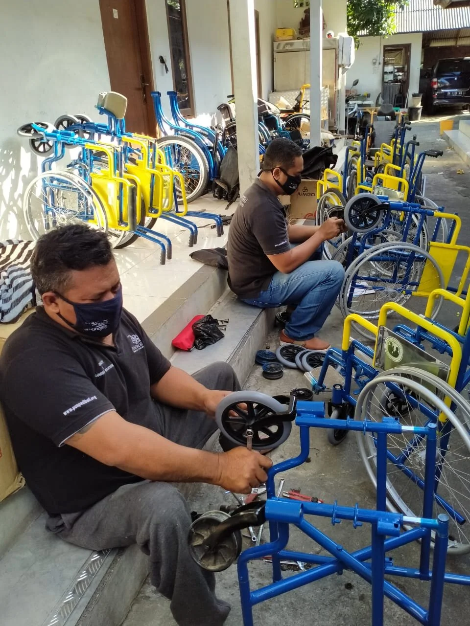 Recycled Wheelchairs for People with Disabilities