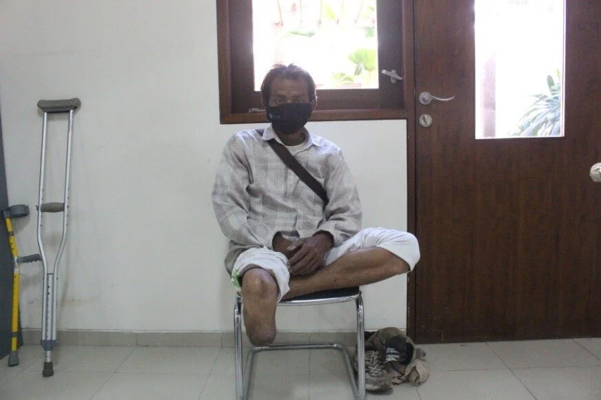 Empowering Mr Agus to continue working and supporting his family