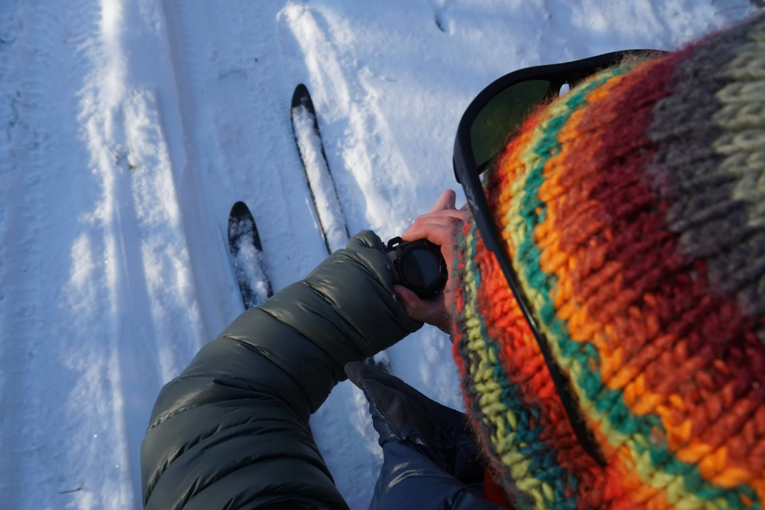 Navigation i vinterlandskab