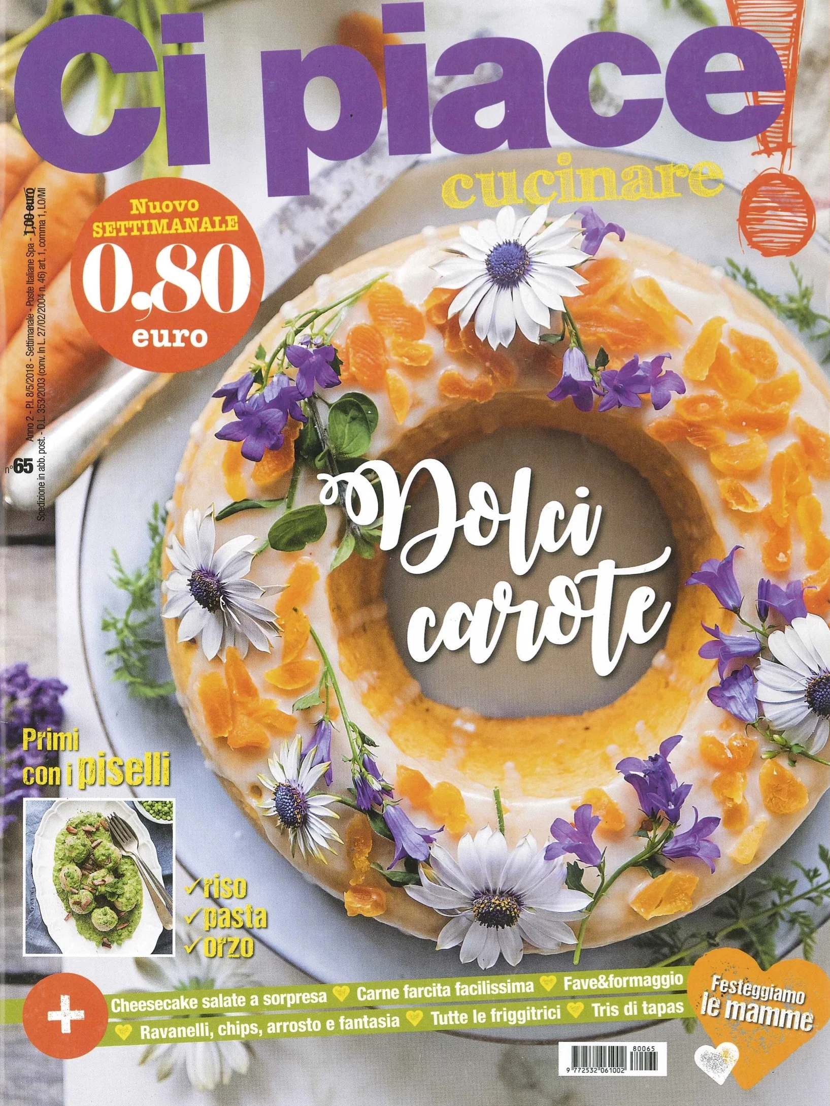 CI PIACE CUCINARE N°65 * PRIMI PISELLIfoto e ricette di Ilaria Guidi