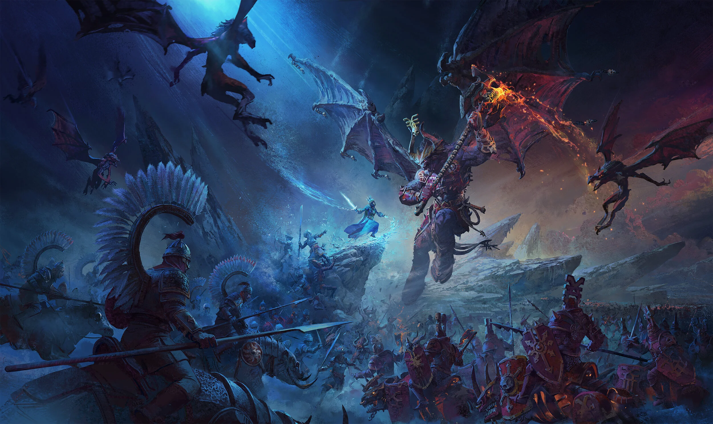 Total War: Warhammer III shows off the world of Khorne
