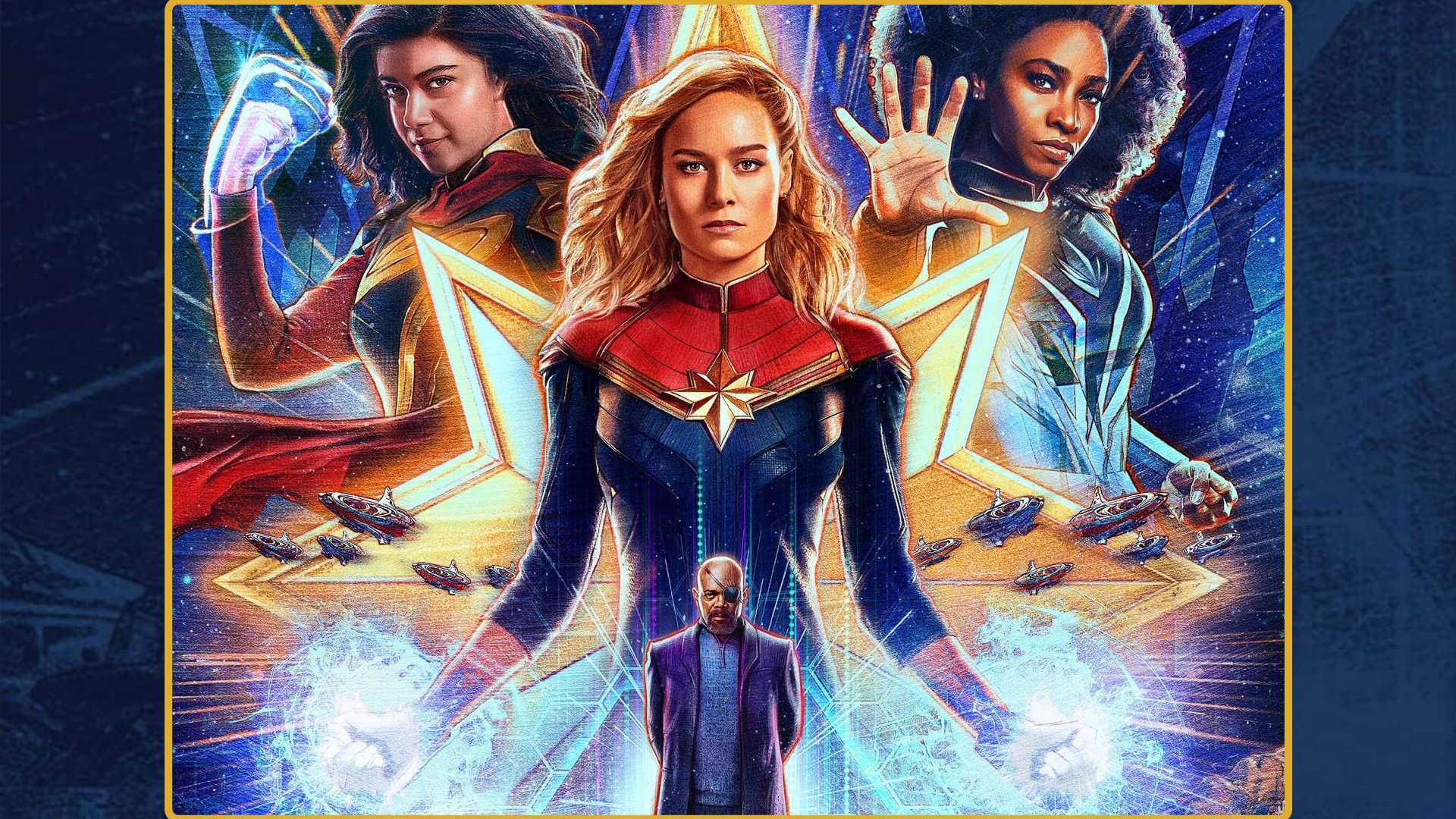 The Marvels': New Teaser Trailer Sends Carol Danvers, Monica Rambeau, and  Kamala Khan on a Cosmic Adventure