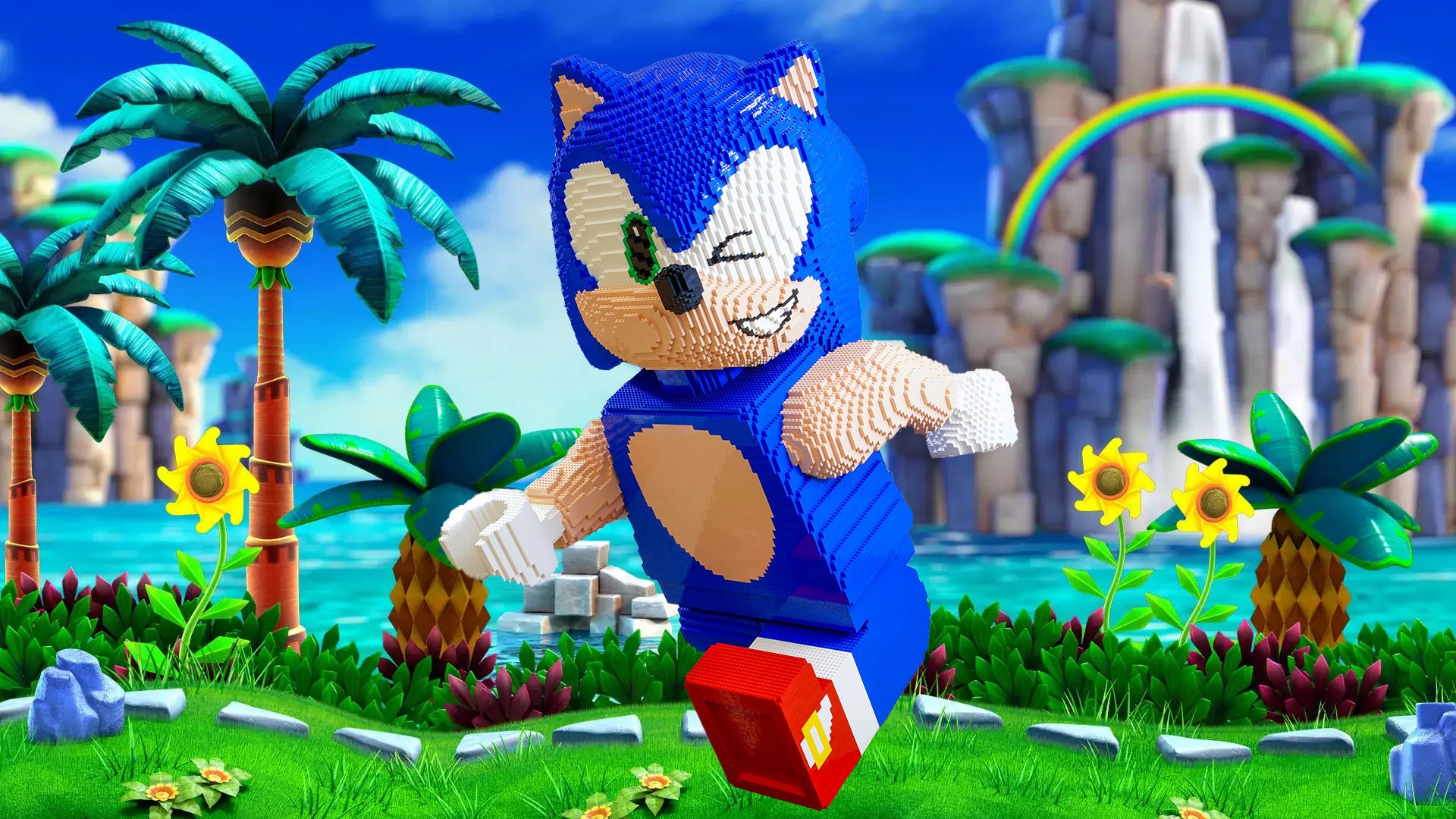 Celebrate the launch of Sonic Superstars by building your own Lego Sonic  and maybe win a prize — Maxi-Geek