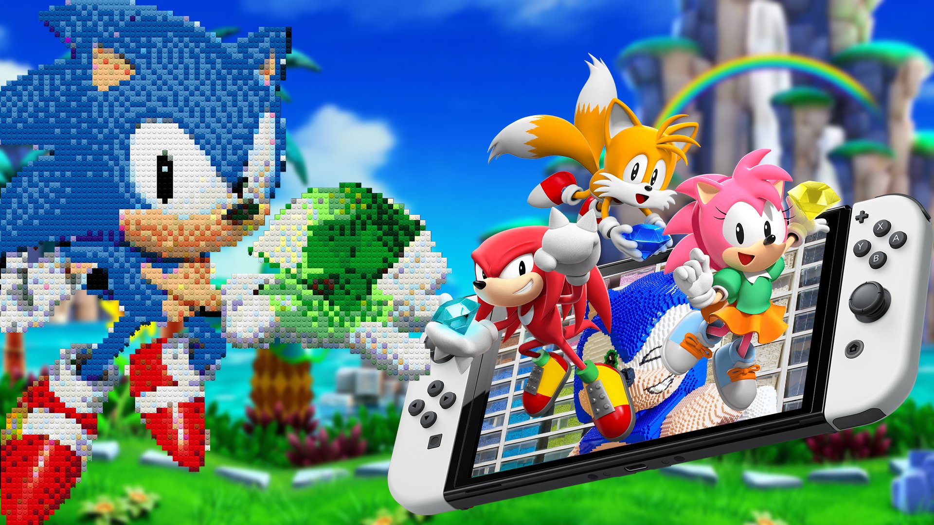 Celebrate the launch of Sonic Superstars by building your own Lego Sonic  and maybe win a prize — Maxi-Geek