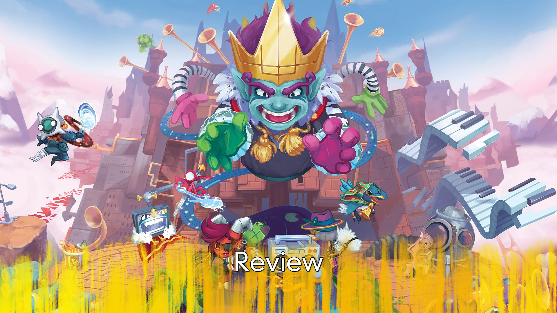 It's 'Super Crazy Rhythm Castle', The Chaotic Rhythm Adventure! An