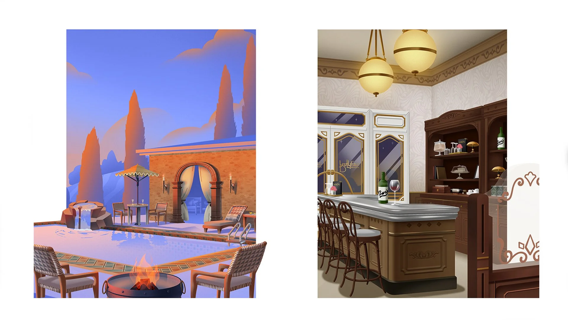 The Sims 4 is getting fancy with new Bistro and Riviera kits
