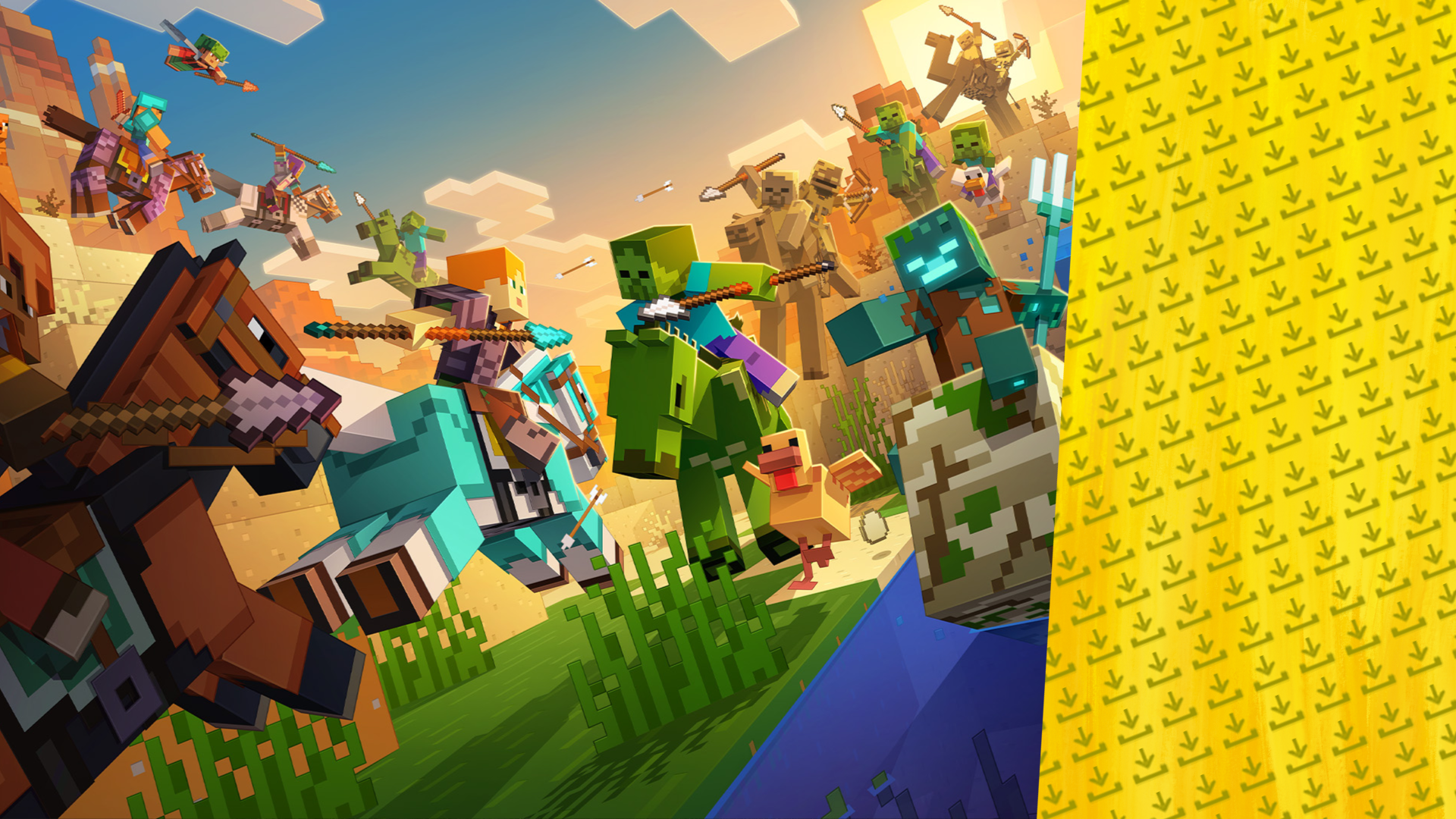 Minecraft gets a bit update with Mounts of Mayhem