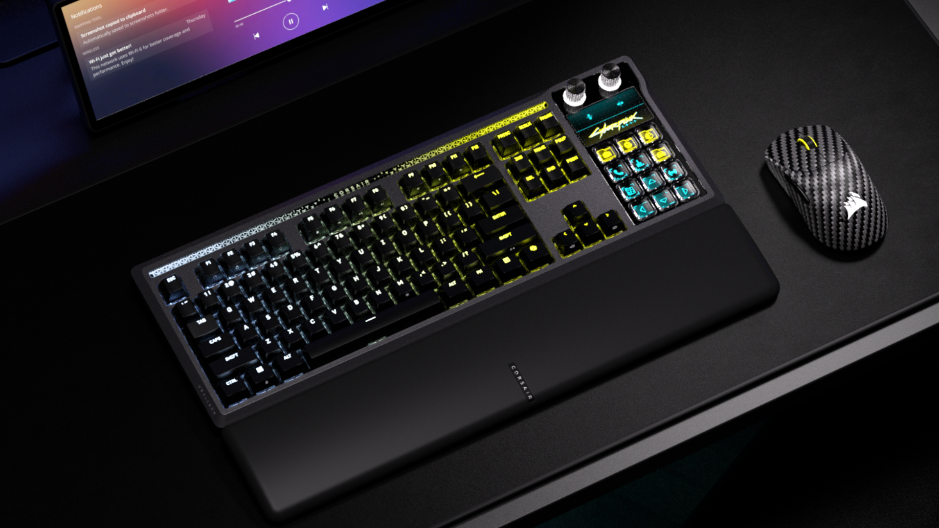 Corsair have revealed the Galleon SD 100 Keyboard, bringing two into one