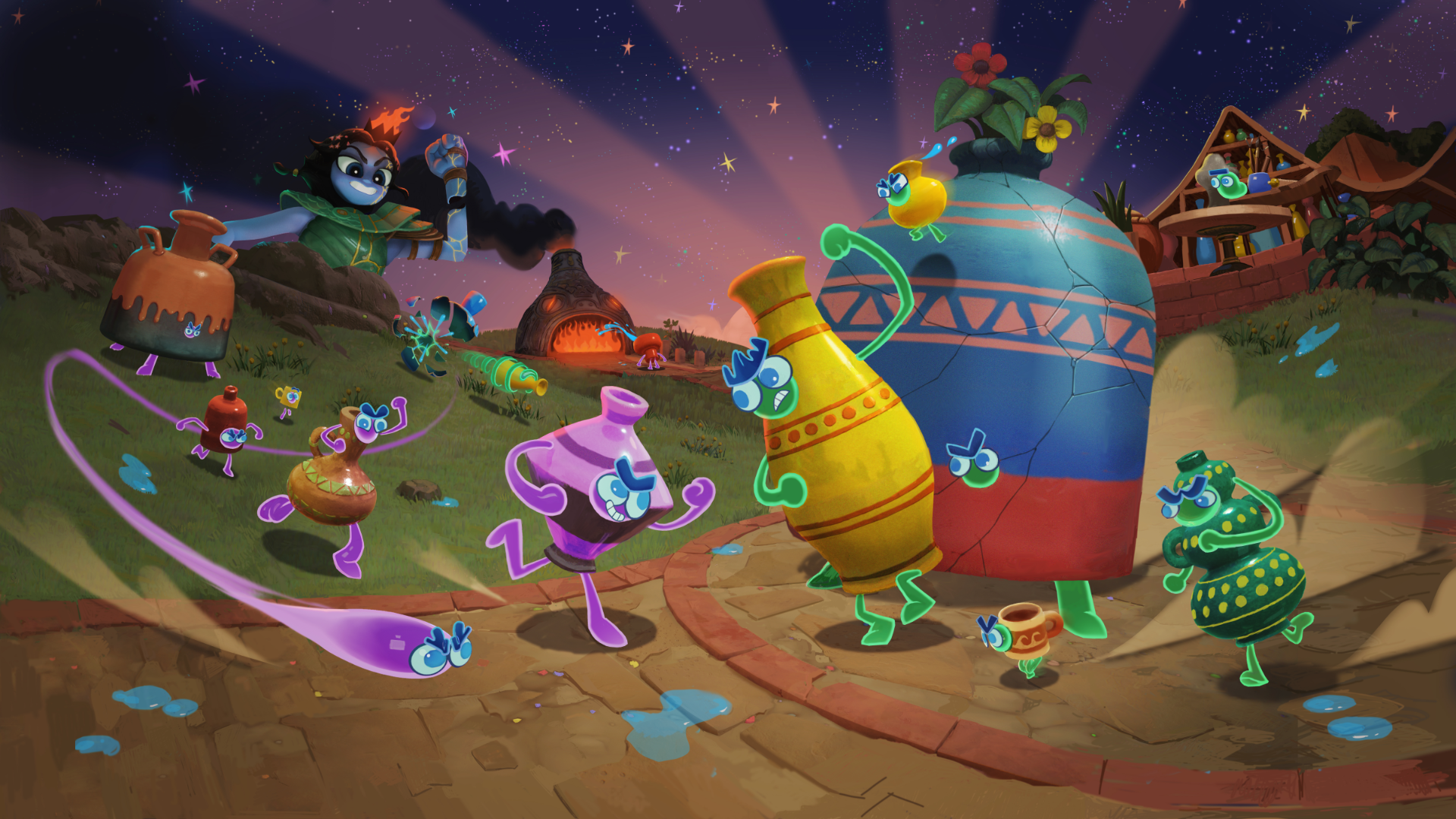 Shatter the enemy in Kiln, a pottery based multiplayer game