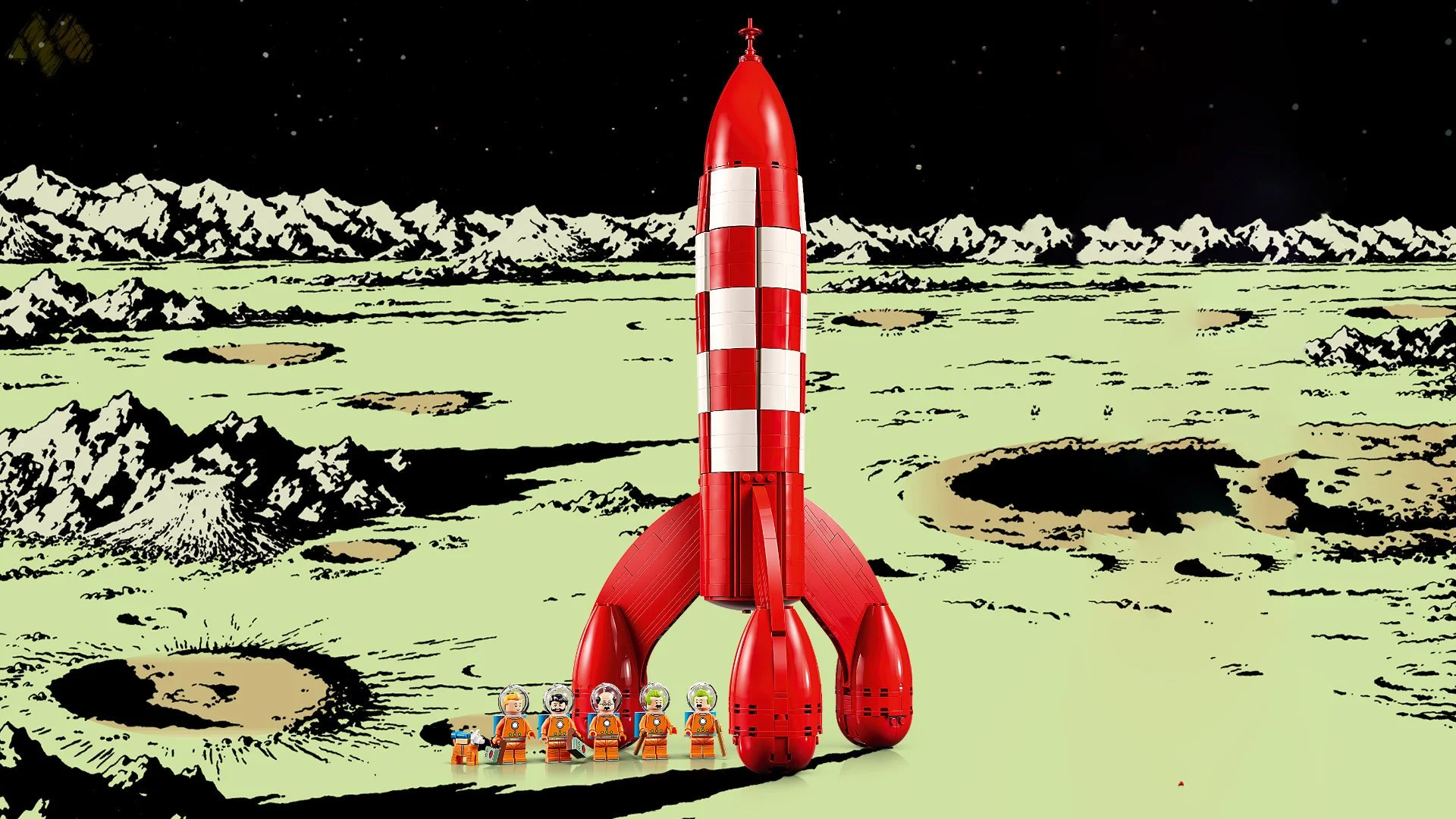 Lego Ideas is blasting off next month with Tintin Moon Rocket