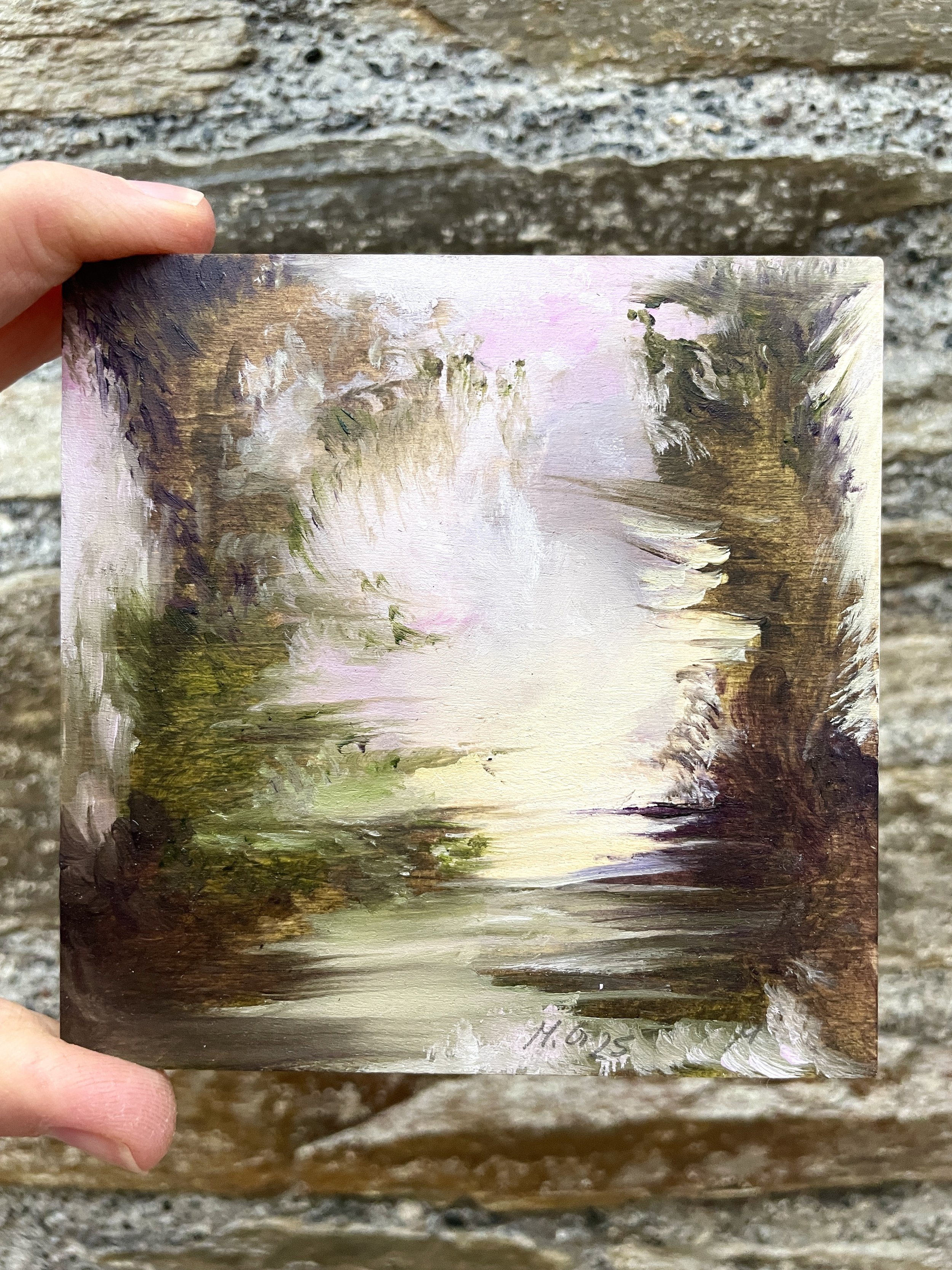 MINI ART, oils on wooden panel