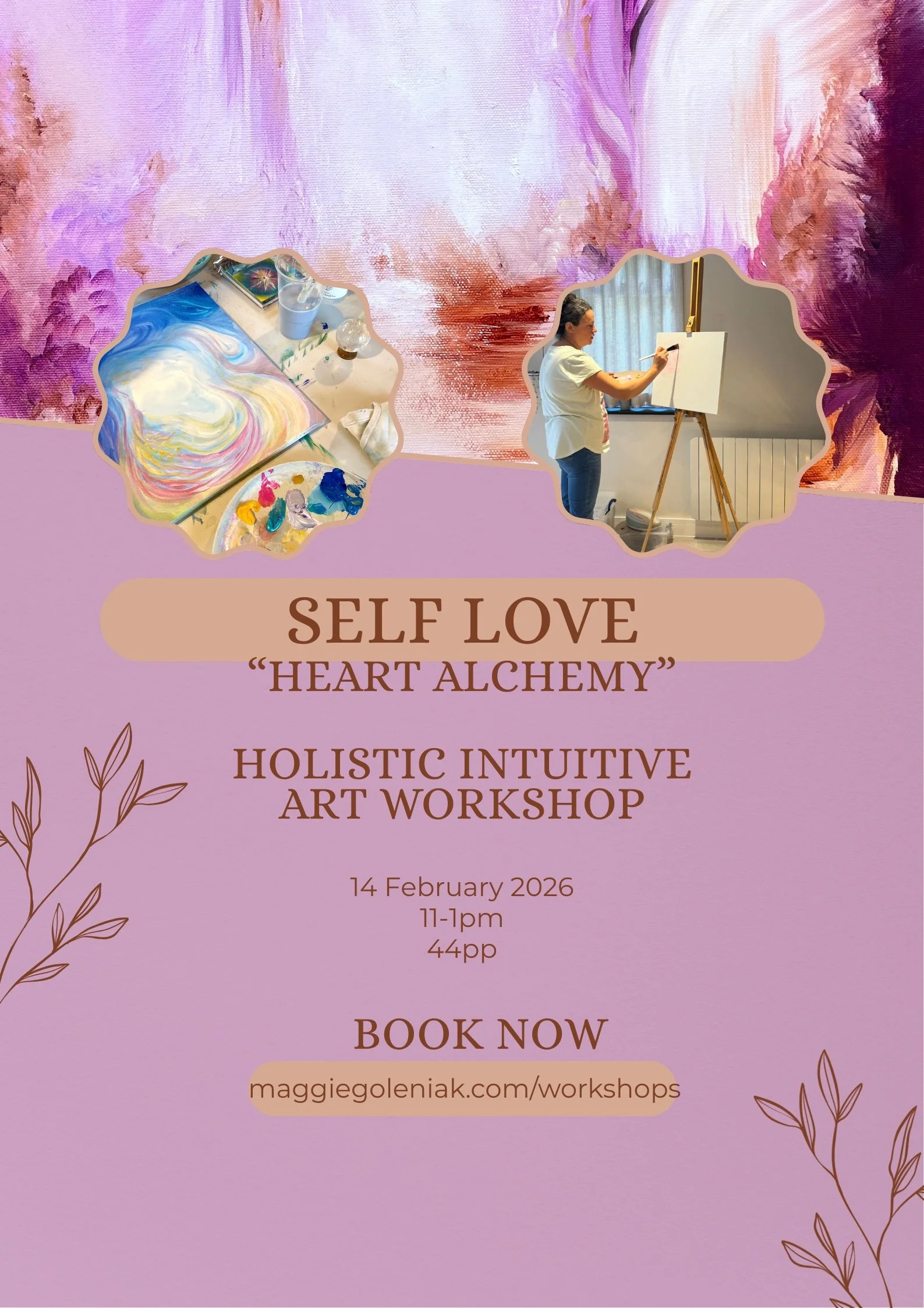 SELF LOVE - HEART ALCHEMY,  HOLISTIC Intuitive Art Workshop at The Forge, 14/02/2026