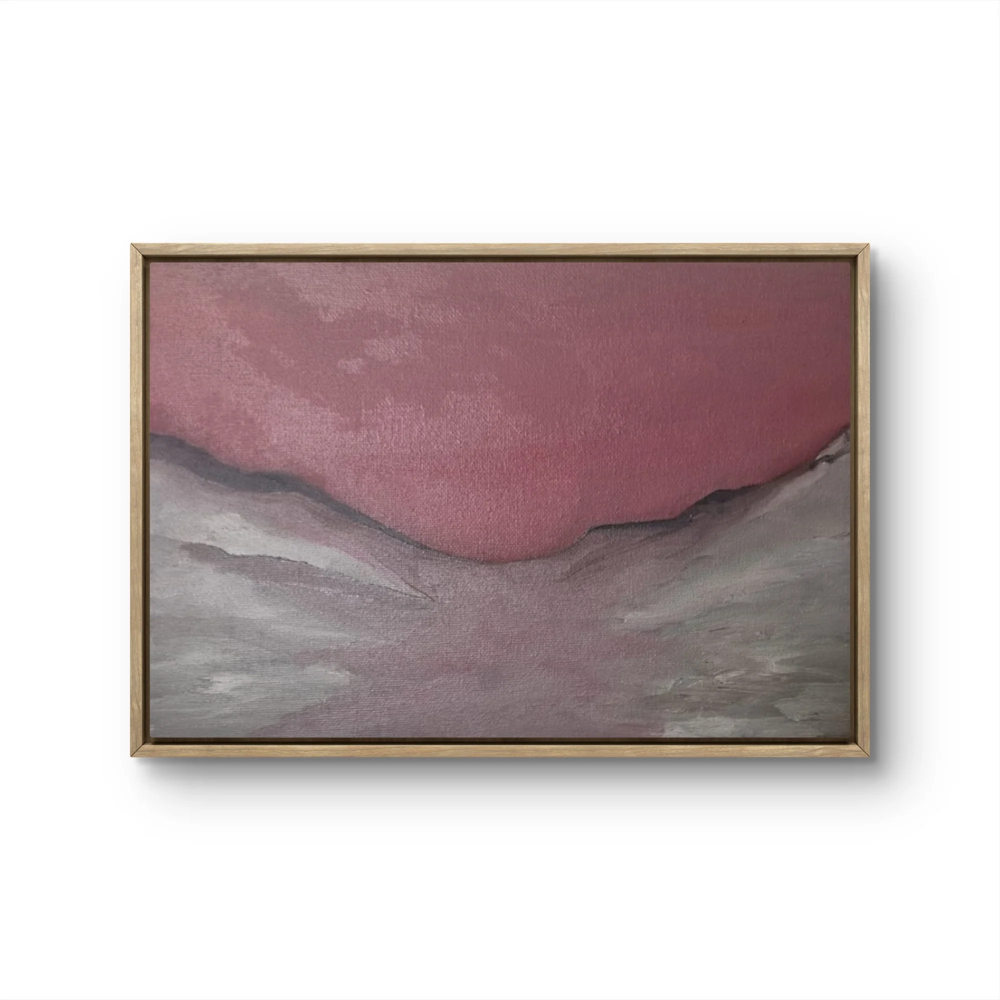 Chrimson Vally, 2026 Oil on canvas mounted on wood, framed in wood 29x20 cm .jpeg
