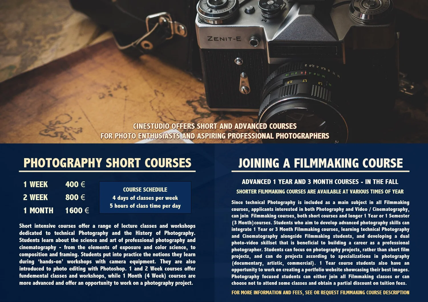 Accredited Filming Courses | Short Courses In Film – CREM