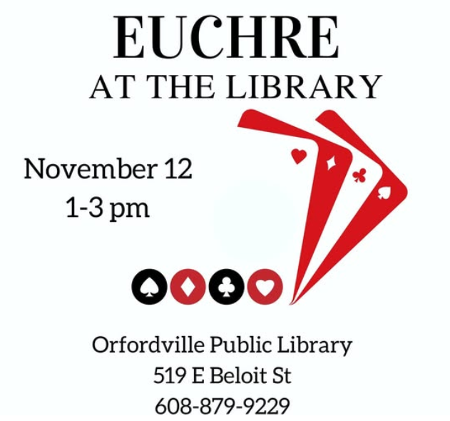 Euchre at the Orfordville Library  