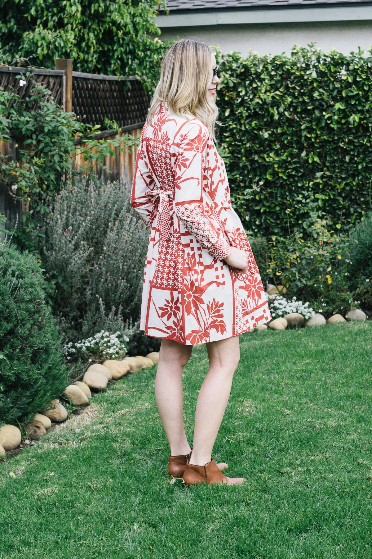 Valentine's dress, red dress, pattern dress