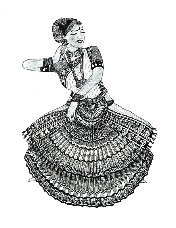 Bharatanatyam Dancer Art - Indian Classical Dance