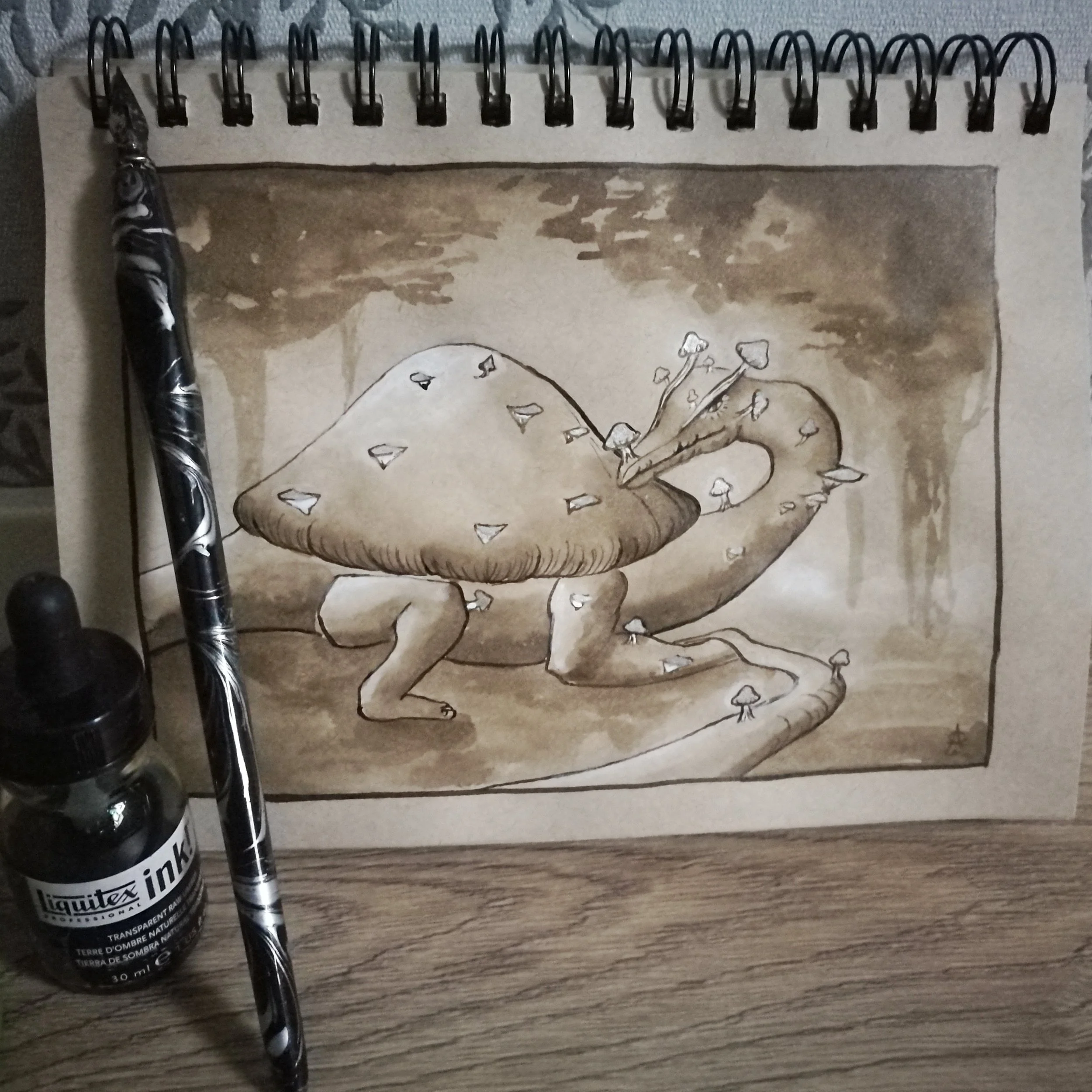 Smaugust 8 - Shroom Dragon