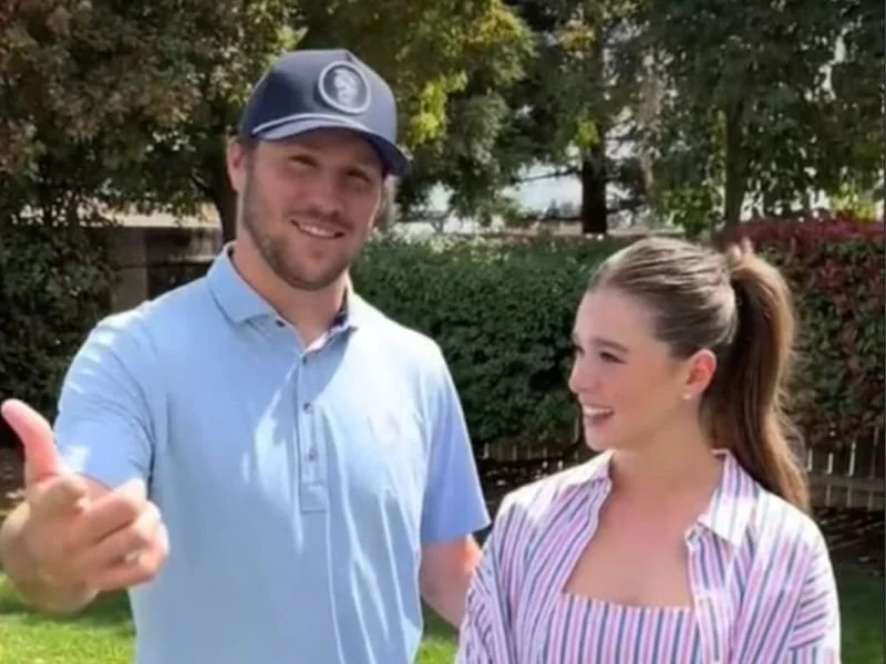 Buffalo, NY quarterback Josh Allen and Hailee Steinfeld dating in Buffalo, NY
