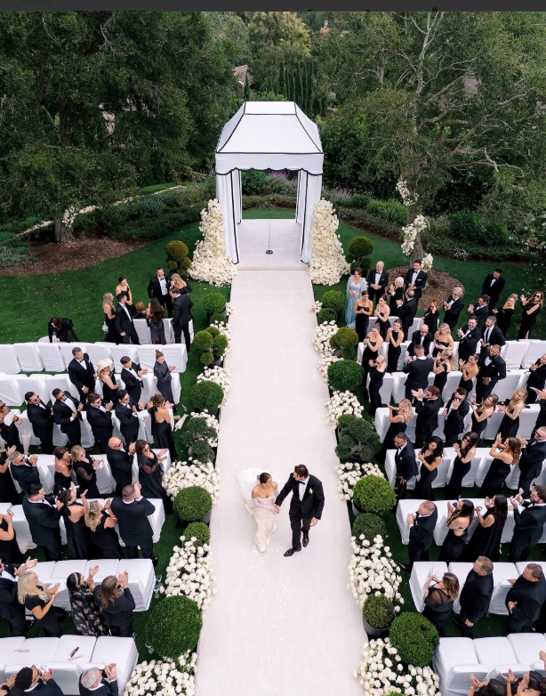 Understated luxury ceremony Josh Allen Hailee Steinfeld Buffalo, NY