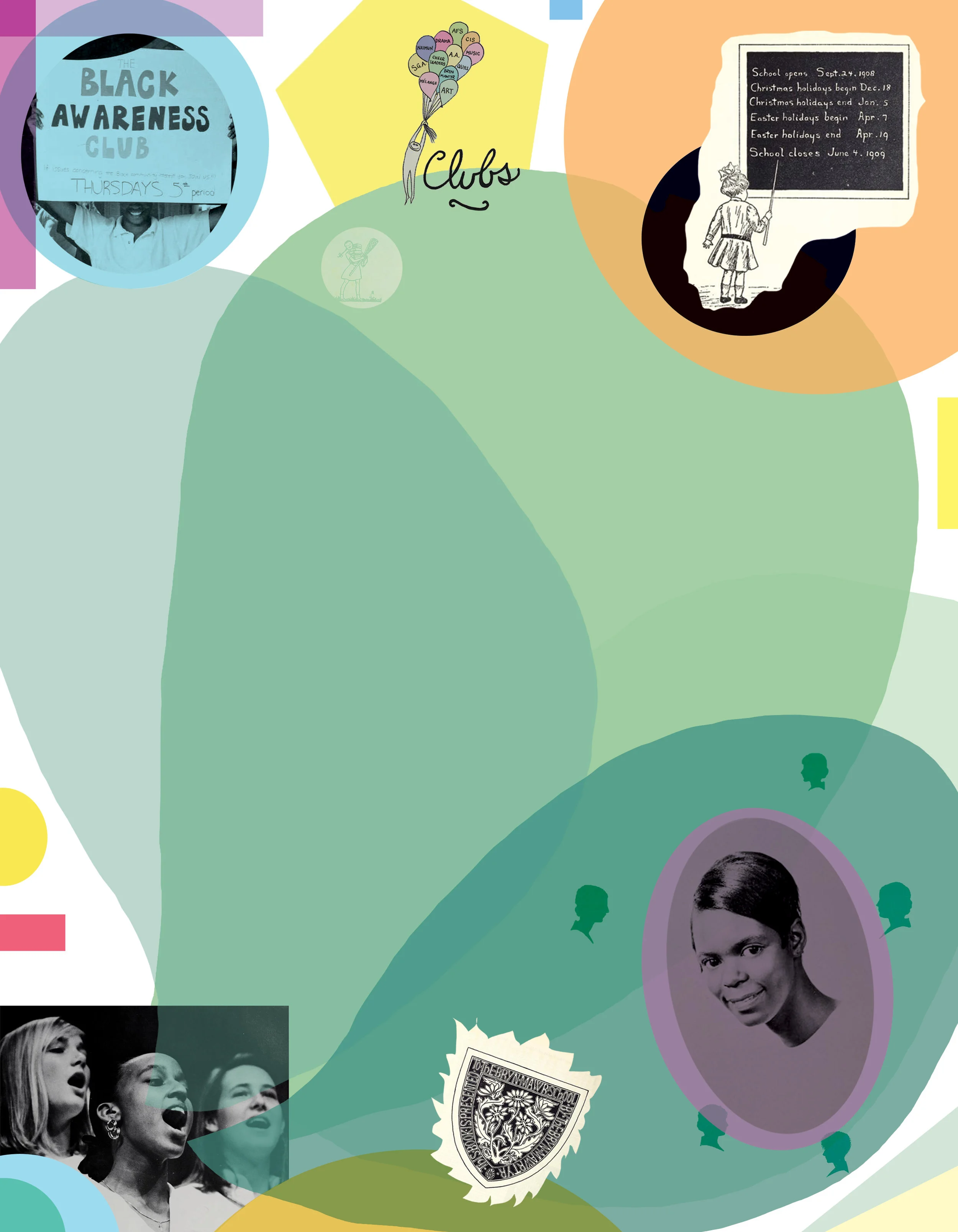 I was asked to rework the banner image to use in the school’s alumnae magazine, Communique.