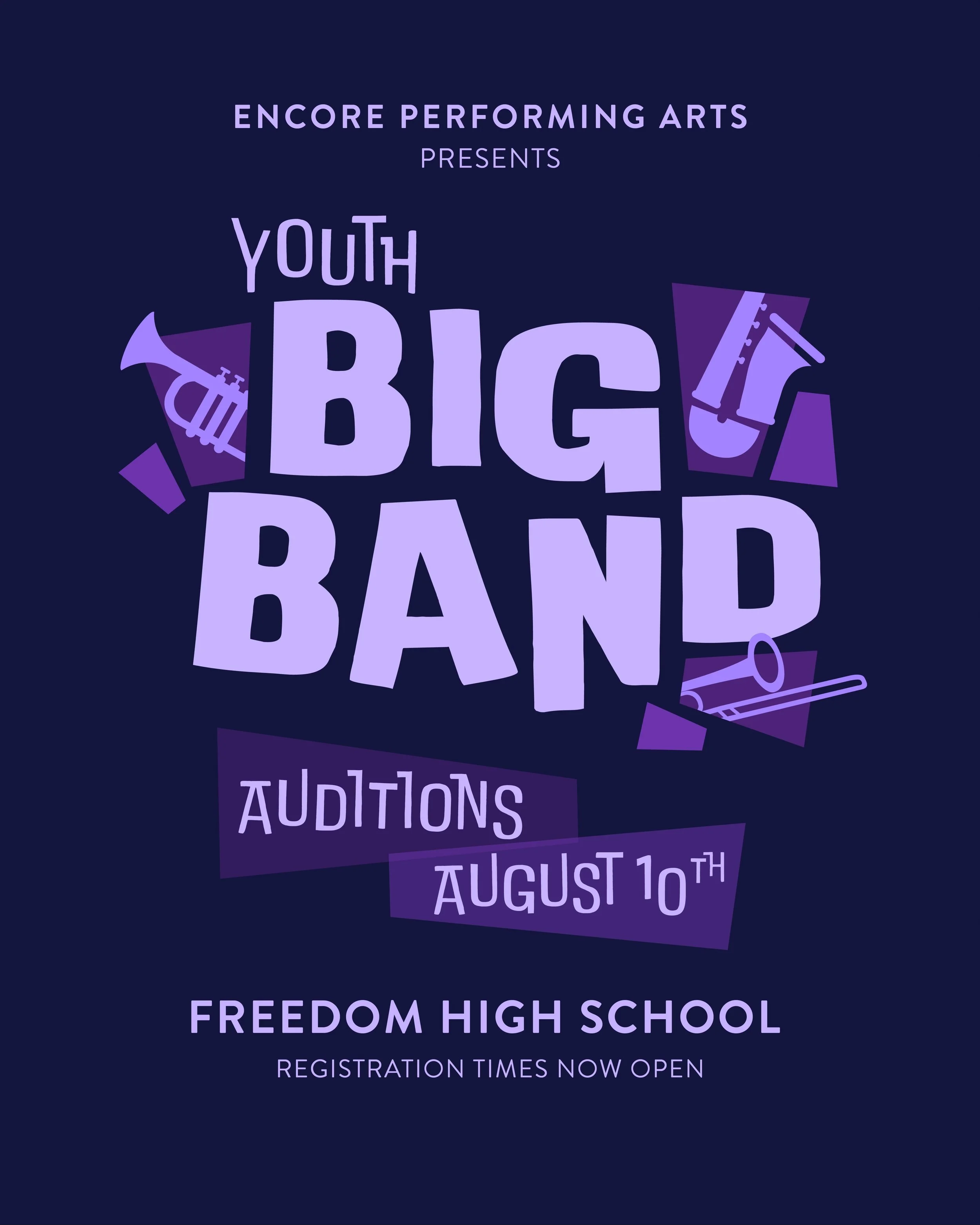 Encore Youth Programs: Youth Big Band Auditions