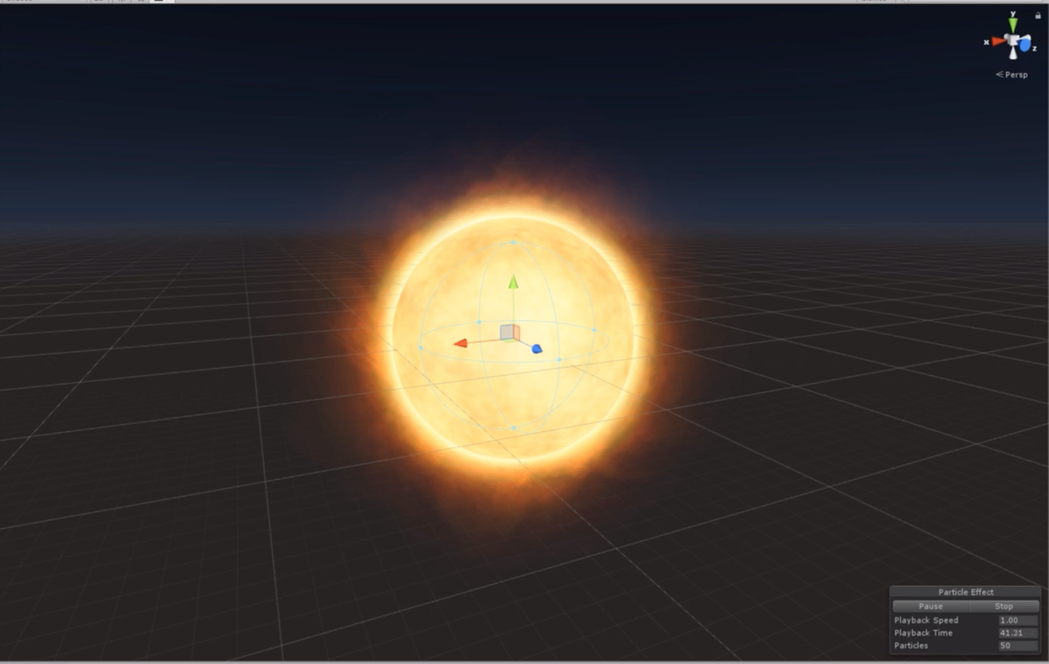 Sun using light particles