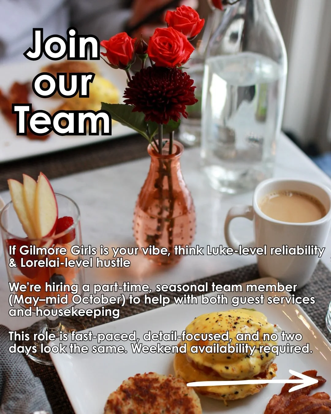 We&rsquo;re for the next addition to our team! Send your resume directly to guestservices@edwardshouse.com or apply on Handshake! ☕️✨