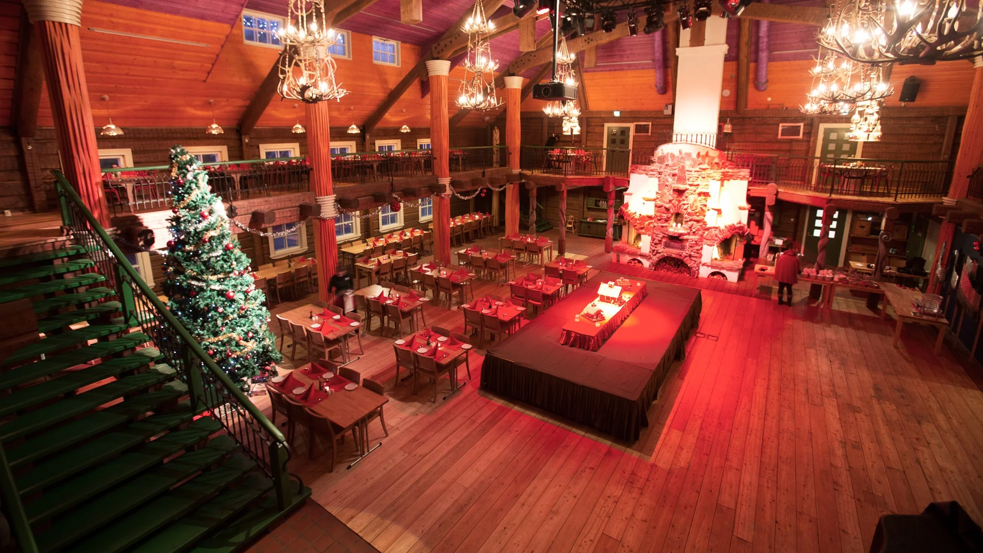 Listen and learn from the masters under the chandeliers in the grand hall.