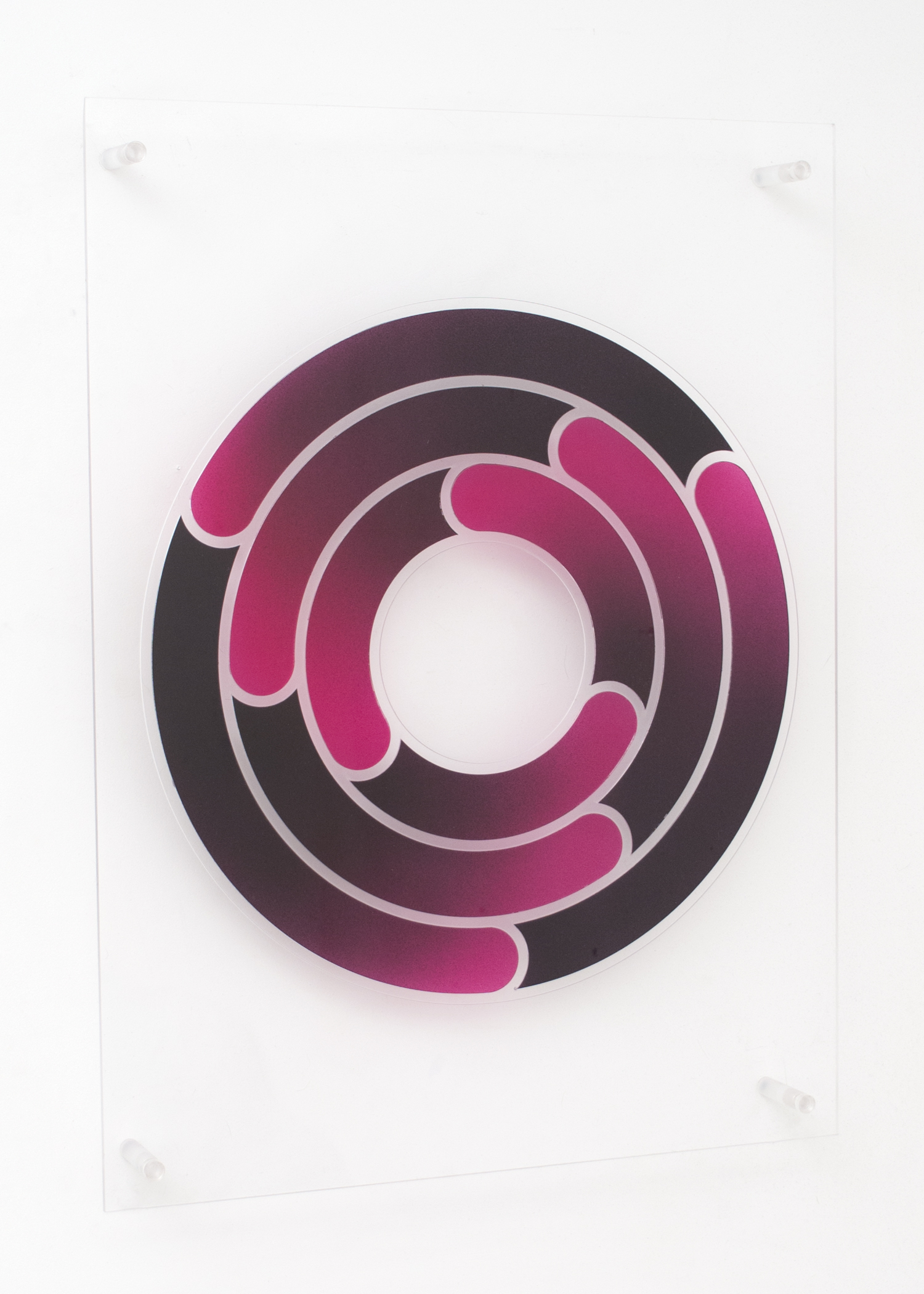 (untitled - nine overlapping annular sectors or three circles)