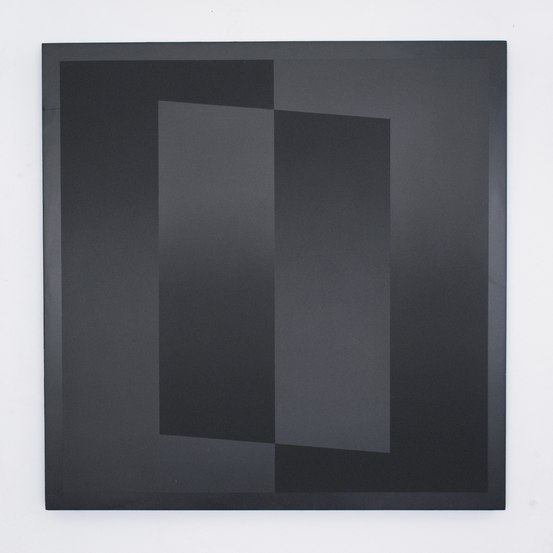 untitled - two parallelograms in two rectangles, matte/gloss)
