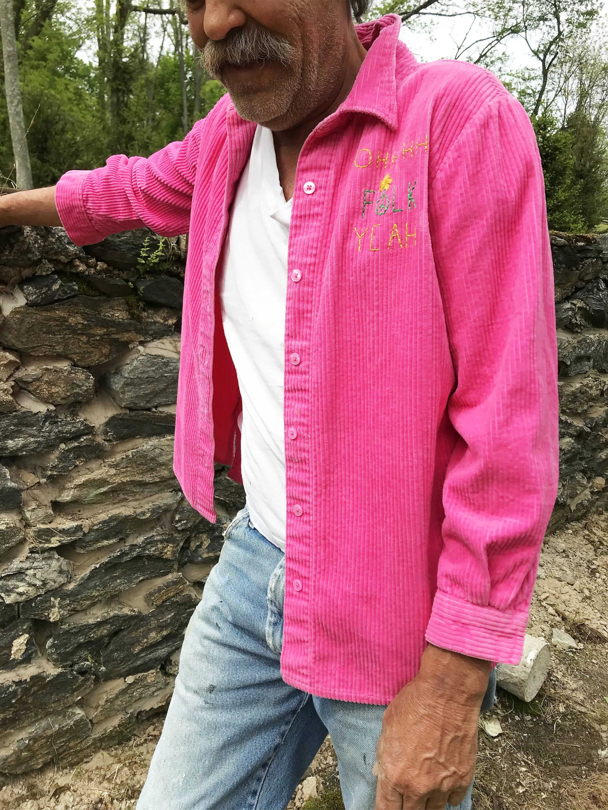 Oh Folk Yeah Corduroy Button Down 