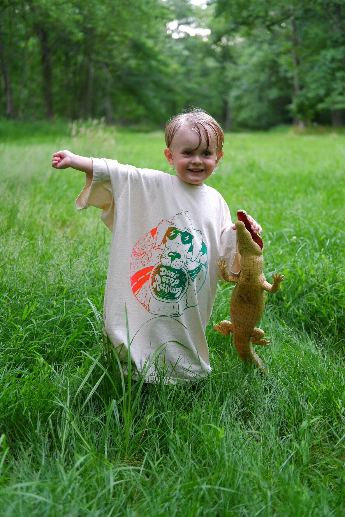 Don't Stop Retrieving tee 