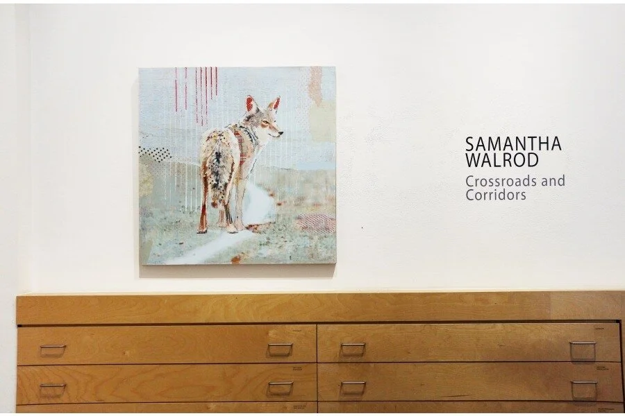 Crossroads and Corridors 2020, Installation shot at Newzones Gallery, Calgary AB, 2020