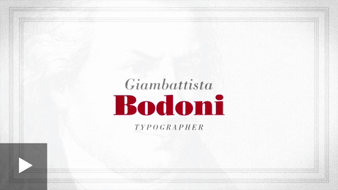 Bodoni: una tipografía moderna del XVIII