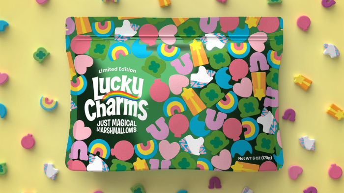 Lucky Charms: nuevo packaging y gráfica