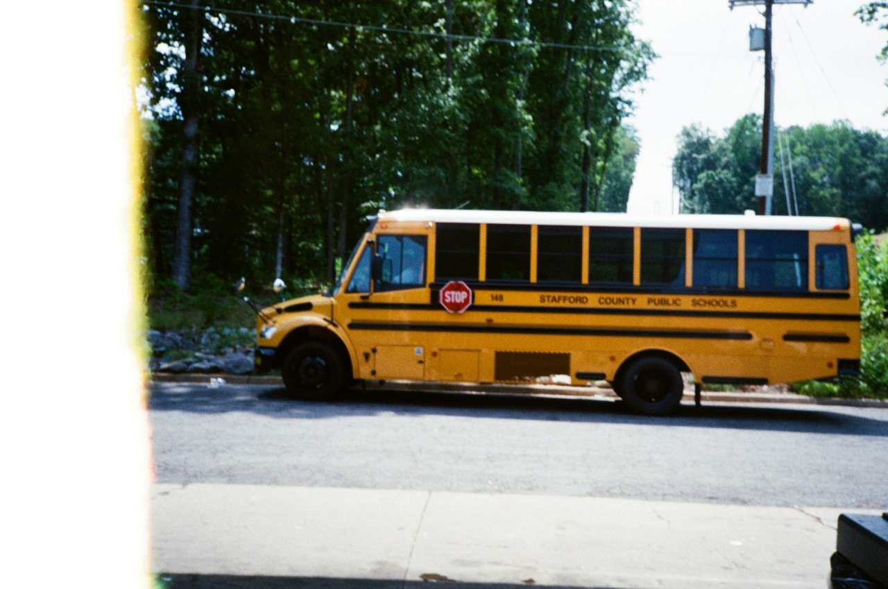Big yellow school bus - Stafford County, somewhere in Virginia