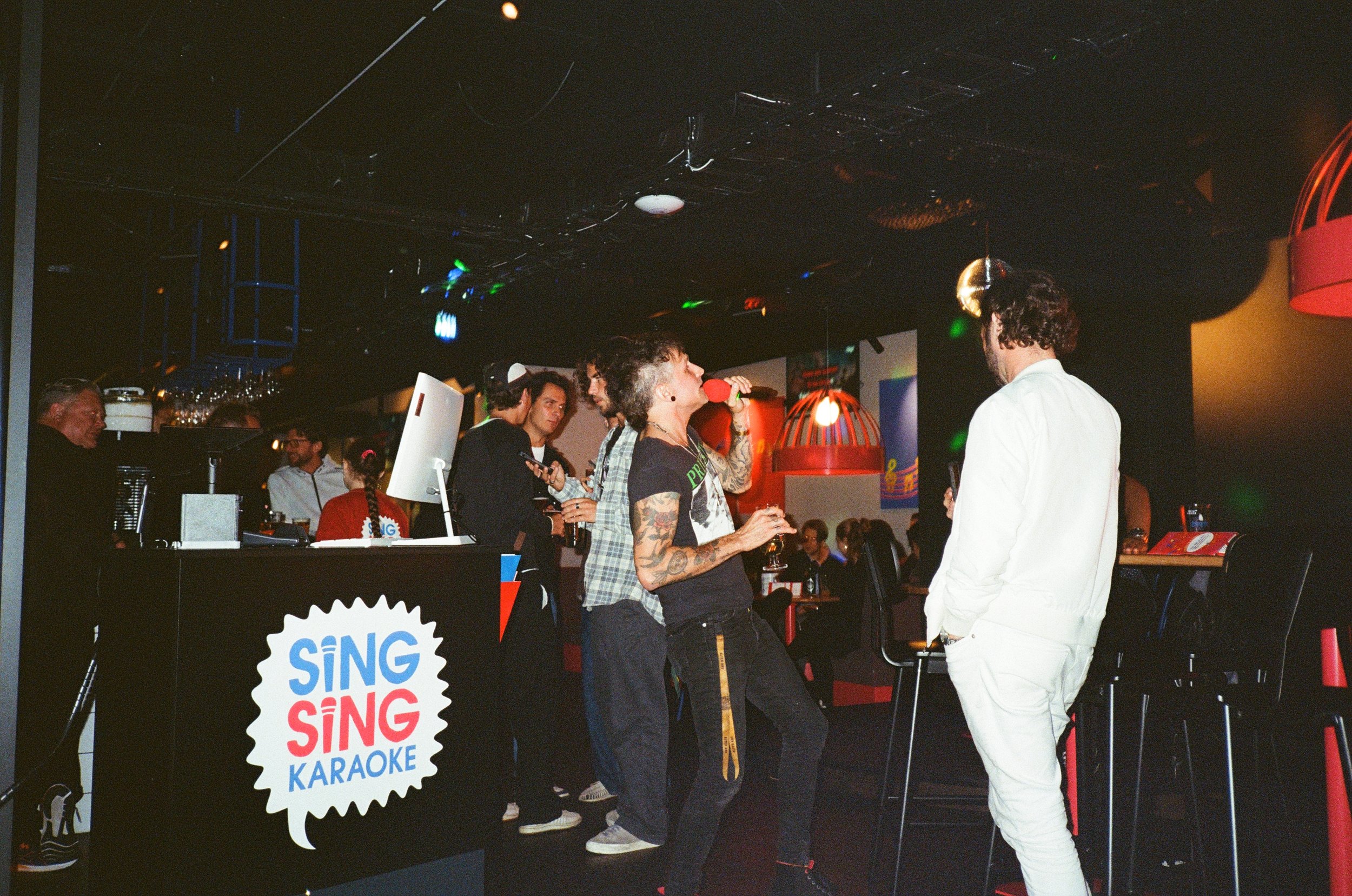 Me capturing Tristan and Lee, Lee capturing Tristan - SingSing Karaoke