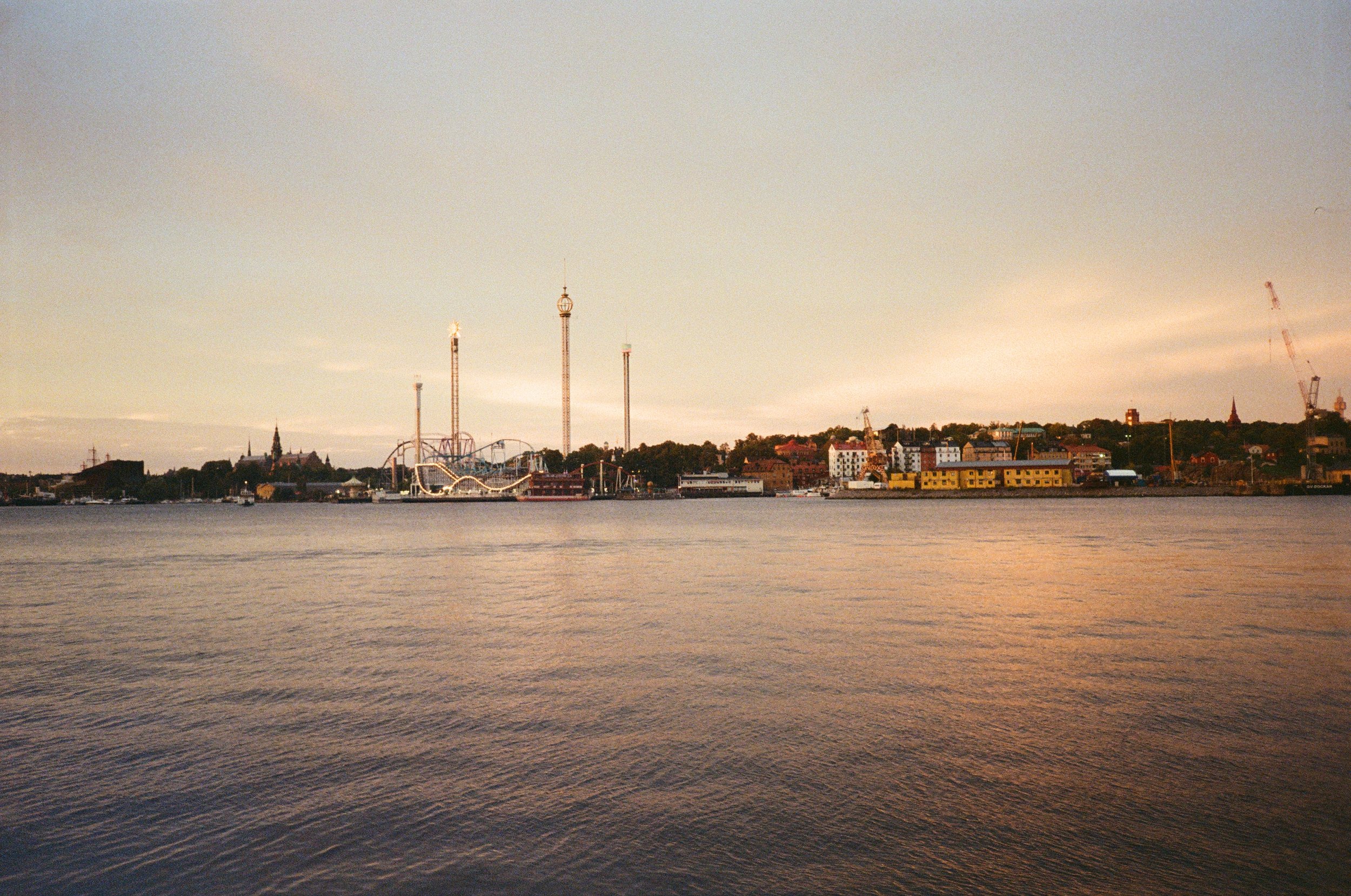 Stockholm Port, awaiting the Viking Line